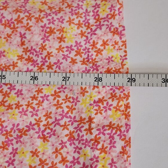 Victorias Secret Pajama Top Womens Large Button Down Pink Ditsy Floral Polka Dot - Picture 10 of 10